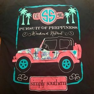 Simply Southern Navy Longsleeve Tee